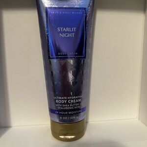 Bath & Body Works Starlit Night Body Cream - Blue and Gold